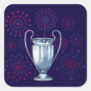 Sticker Carré We labourez The Champions