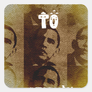 Sticker Carré Welcome