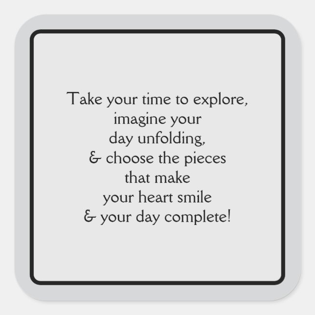 Sticker Carré Welcome Pt 5 (Devant)