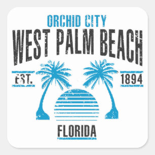 Sticker Carré West Palm Beach
