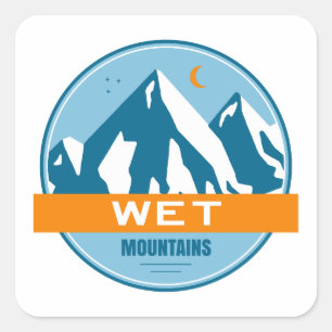 Sticker Carré Wet Mountains Colorado