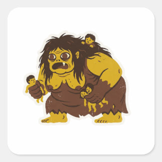 Sticker Carré Wewe Gombel