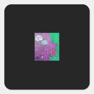 Sticker Carré Whimsigoth Conception Pour Halloween