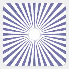 Sticker Carré White Target -