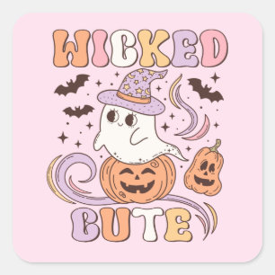 Sticker Carré Wicked Cute Halloween