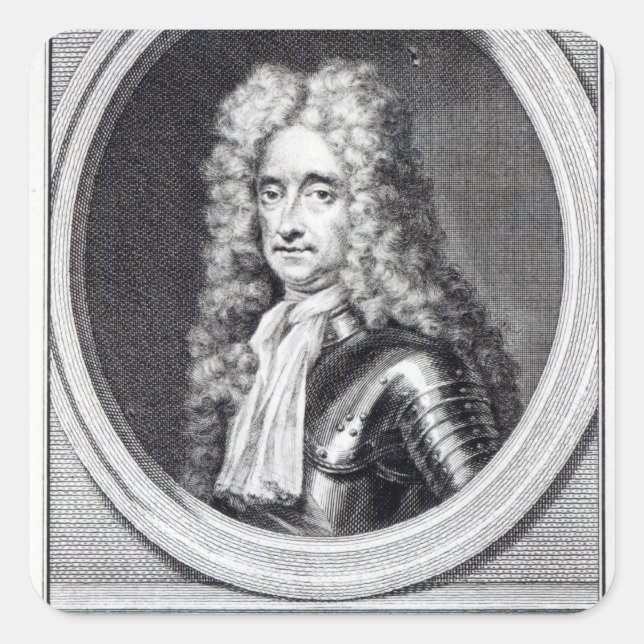 Sticker Carré William Bentinck, 1er comte de Portland (Devant)