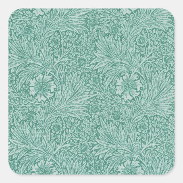 Sticker Carré William Morris Floral (Devant)