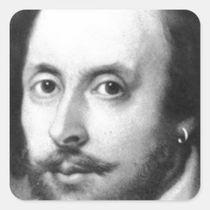 Sticker Carré William Shakespeare
