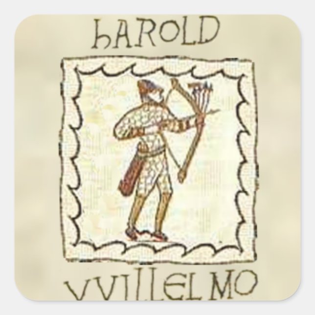 Sticker Carré William vs Harold (Devant)