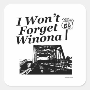 Sticker Carré Winona sur 66