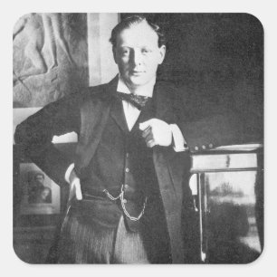 Sticker Carré Winston Spencer Churchill en 1904