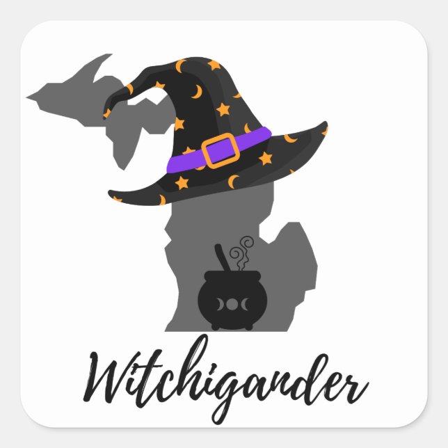 Sticker Carré Witchigander (Devant)