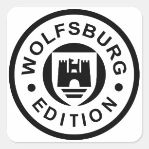 Sticker Carré Wolfsburg Edition (noir)