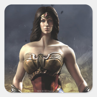 Sticker Carré Wonder Woman
