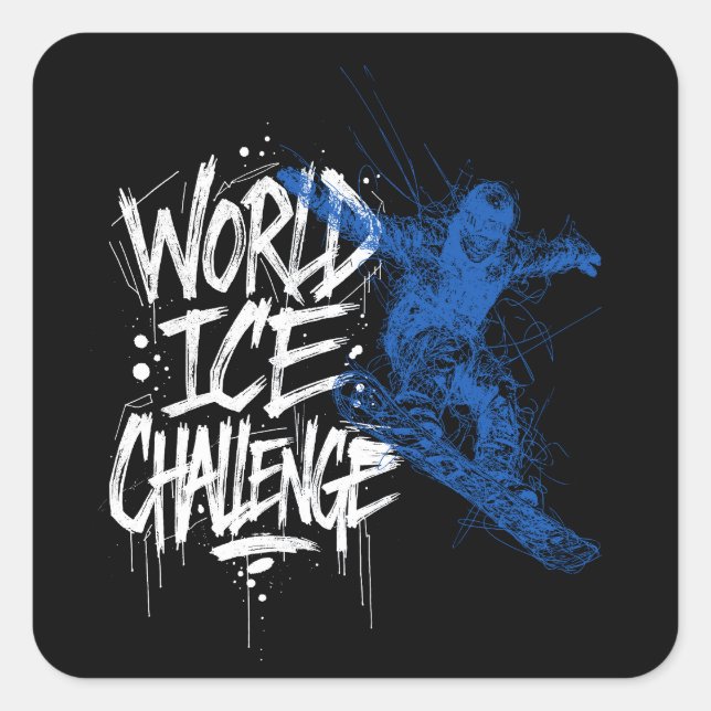 Sticker Carré World Ice Challenge (Devant)