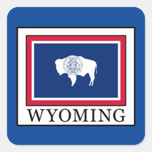 Sticker Carré Wyoming