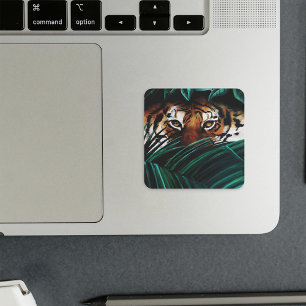 Sticker Carré Yeux de tigre