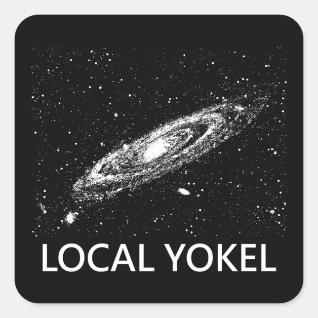 Sticker Carré Yokel local (Devant)