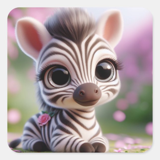 Sticker Carré "Zarah" (Devant)