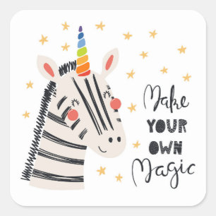 Sticker Carré Zebri-maïs d'inspiration