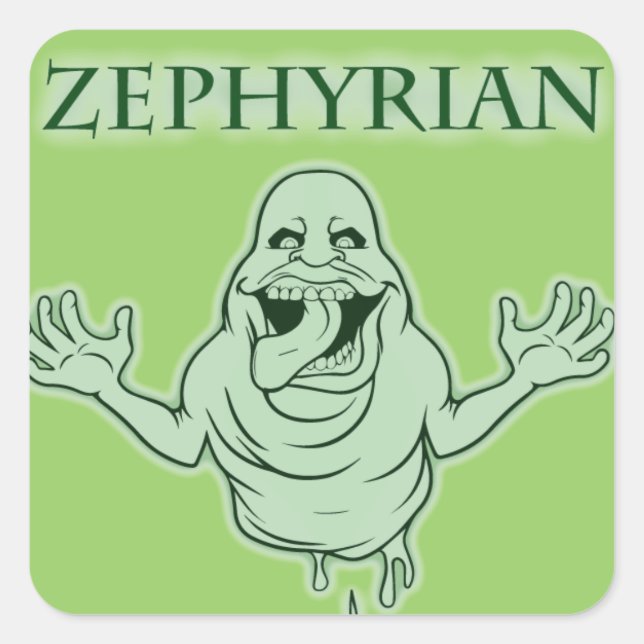 Sticker Carré Zephyrian SLIME (Devant)