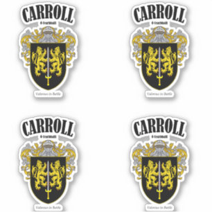 Sticker Carroll Crest Traduction et signification irlandai