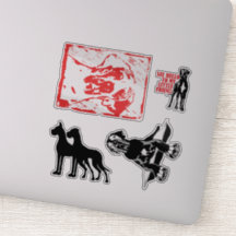 Sticker Carsticker Great Dane Collection