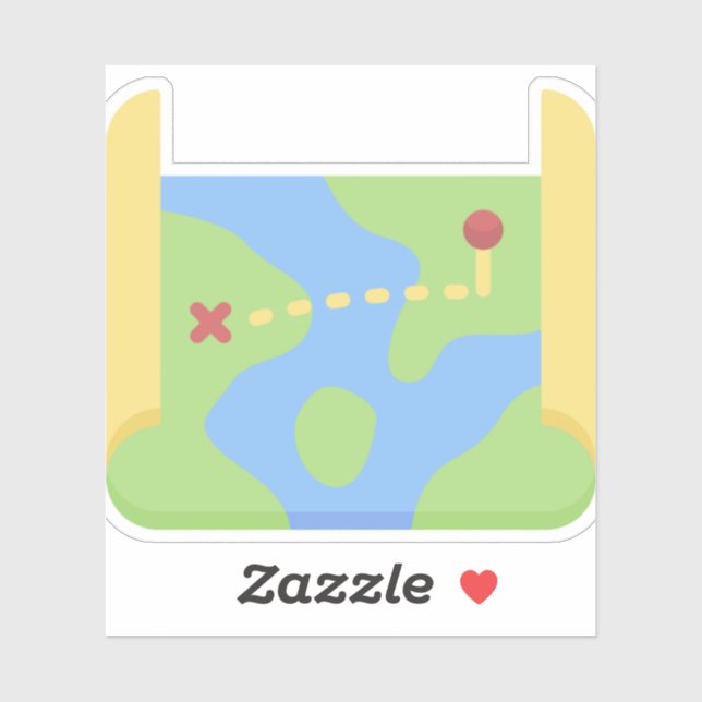 Sticker Carte (Feuille)