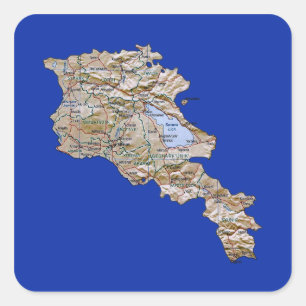 Sticker Carte Arménie