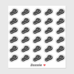 Sticker Carte de choix de menu de repas de mariage en vian
