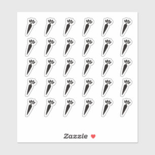 Sticker Carte de choix de menu de repas végétarien pour ma