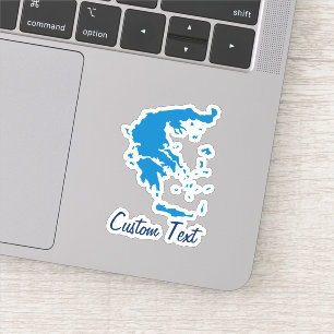 Sticker Carte de la Grèce