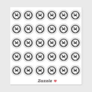 Sticker Carte de mariage sans crustacés Allergie alimentai