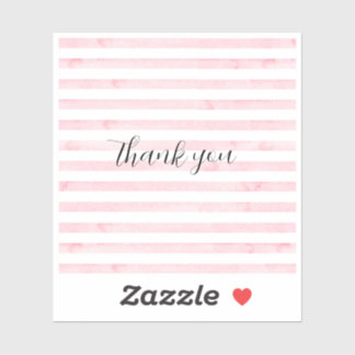 Sticker Carte de remerciements pliée