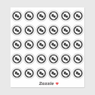 Sticker Carte de table de mariage sans caféine Mini Allerg