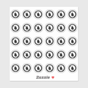 Sticker Carte de table de mariage sans gras trans allergie