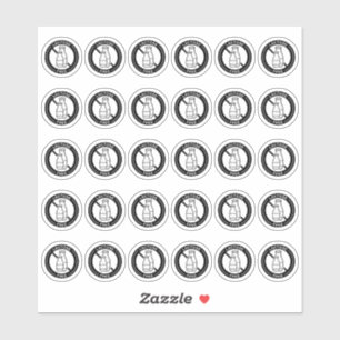 Sticker Carte de table de mariage sans lactose Mini allerg