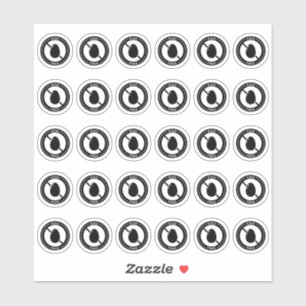 Sticker Carte de table de mariage sans œufs Mini allergie