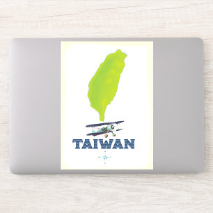 Sticker Carte de Taïwan