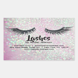 Sticker carte de visite Lashes