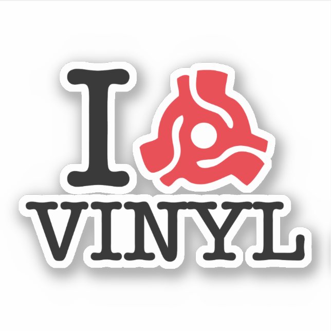 Sticker Carte I 45 Vinyl (Devant)