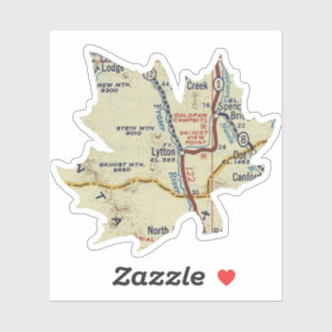Sticker Carte Lytton BC
