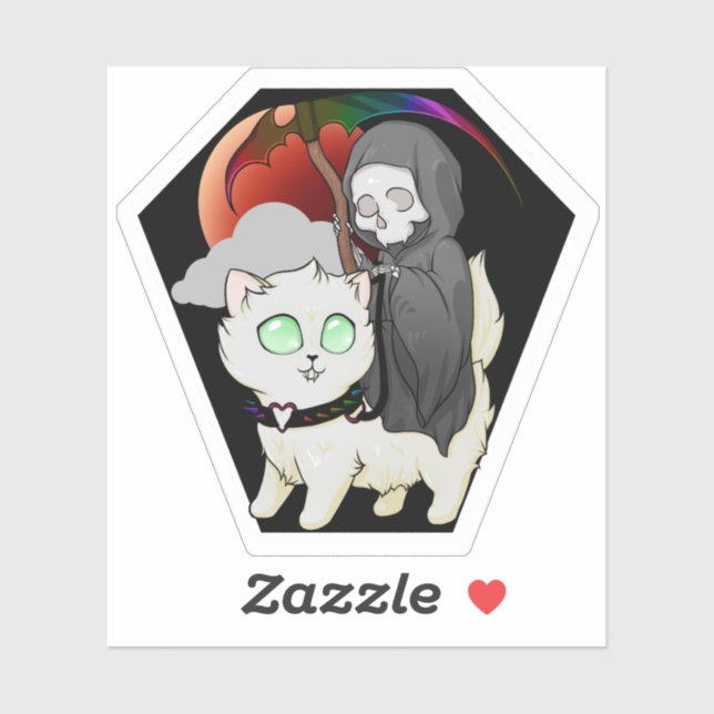 Sticker Cartes de décès (Feuille)