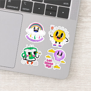 Sticker Cartoon acid jeu d'autocollants Idea