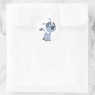 Sticker Cartoon Bébé Unicorn mignonne