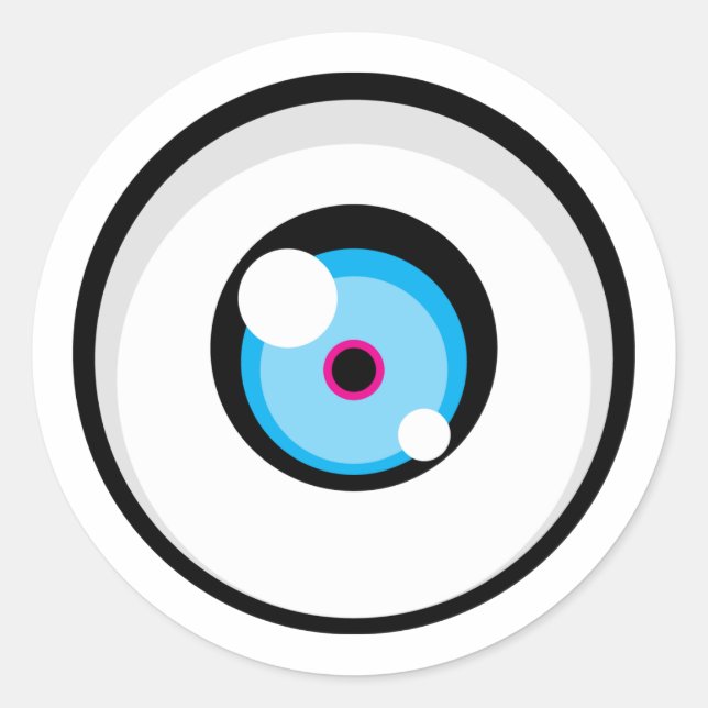 Sticker Cartoony Eye 03 (Devant)