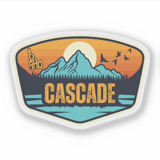 Sticker Cascade, Idaho (Devant)