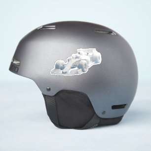 Sticker Casque de course de nuage surréaliste viny