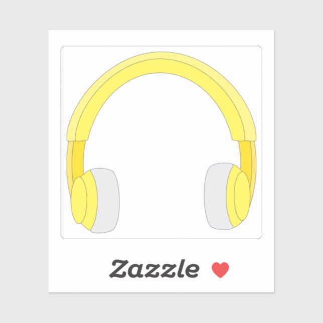 Sticker Casques audio (Feuille)