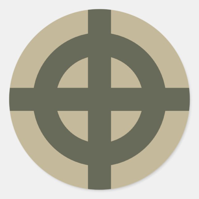 Sticker Casquette d'étendue, Croix celtique, Style (Devant)